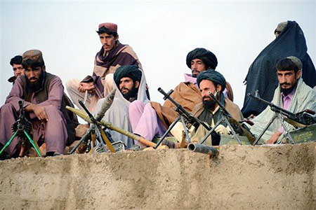 Các tay súng Taliban tại tỉnh Farah, Afghanistan. Ảnh: AFP