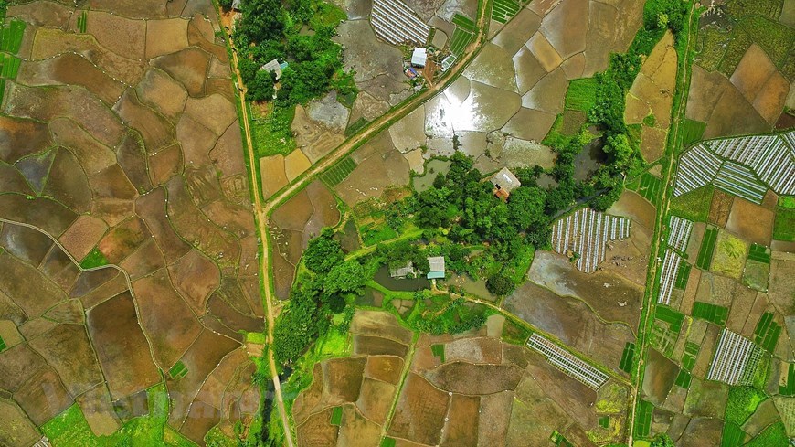 Chien hamlet is located at an altitude of about 900 metres.