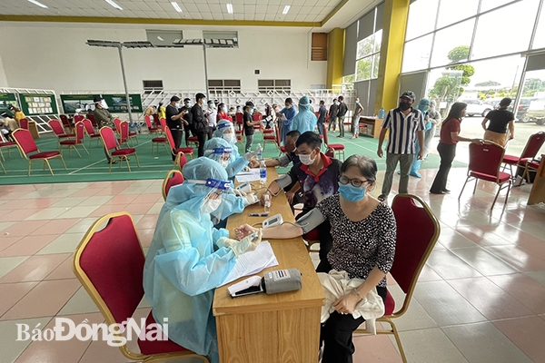  Tiêm vaccine tại Công ty CP chăn nuôi CP. Việt Nam ở Khu công nghiệp Biên Hòa 2