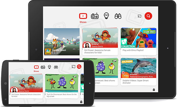 YouTube Kids là giải pháp cho trẻ em của YouTube. Ảnh minh họa