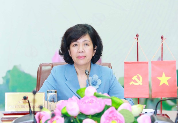 A Vietnamese delegation led by Nguyen Thi Hoang Van, deputy head of the Party Central Committee’s Commission for External Relations, attends the 36th meeting of the Standing Committee of the International Conference of Asian Political Parties (ICAPP), held online.