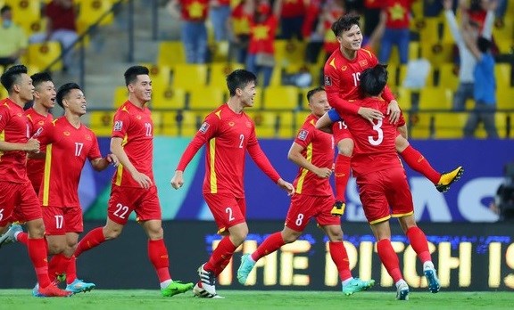 The Vietnamese team (Source: VNA)