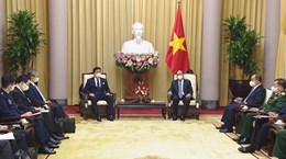 Vietnamese leaders receive Japan's Defence Minister