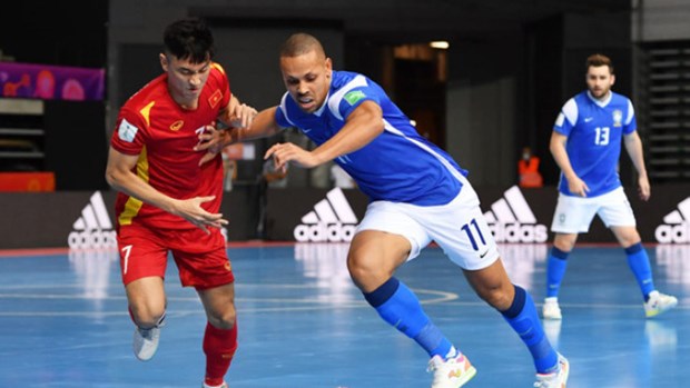 Vietnam loses 1-9 to Brazil at 2021 FIFA Futsal World Cup