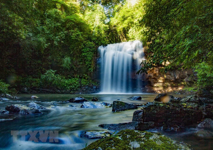 Boasting many beautiful waterfalls, the Kon Ha Nung Plateau is an extremely attractive eco-tourism destination of Gia Lai province. 