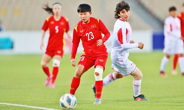 7 – 0 win over Tajikistan sends Vietnam to Women's Asian Cup finals