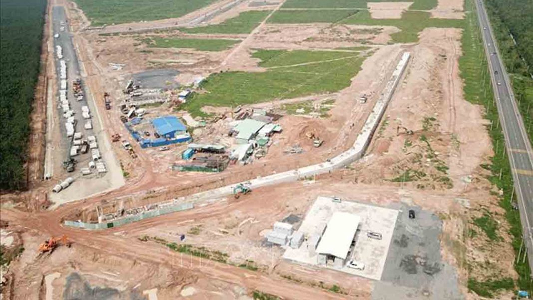 The site for the Loc An-Binh Son resettlement area of the Long Thanh International Airport project. Work on many parts of the project will start next year - PHOTO: VNA