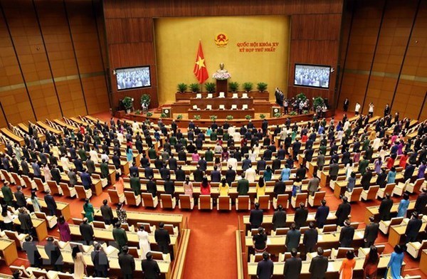 An overview of the 15th National Assembly's first session.