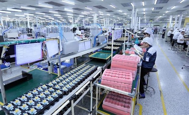 The FDI capital attracted so far this year has exceeded Dong Nai’s target of 700 million USD for 2021. (Photo: VNA)