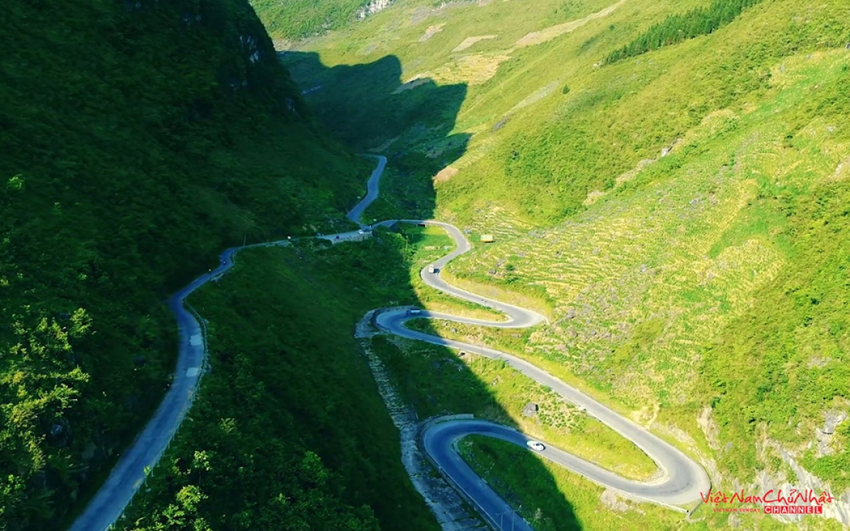  A scene of the short film that features Tham Ma mountain pass in Ha Giang province