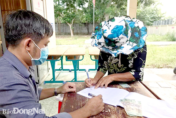 Lao động tự do bị mất việc làm tại H.Long Thành nhận hỗ trợ