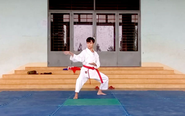 Trang Bom dsitrict wins Dong Nai online karate competition