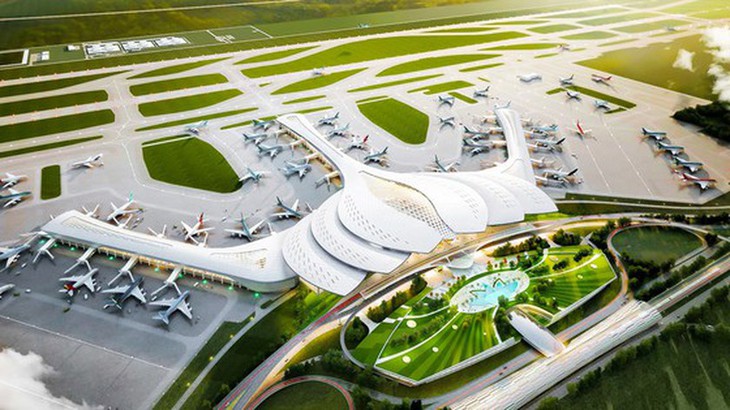 The design of Long Thanh International Airport in the southern province of Dong Nai. (Photo: SGGP)