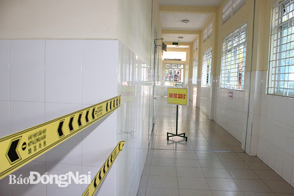 Khu vực cách ly trường hợp nhiễm Covid-19, nghi nhiễm Covid-19 tại Bệnh viện Nhi đồng Đồng Nai.