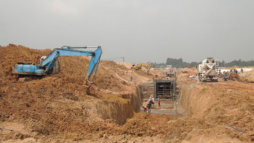 Long Thanh International Airport construction project – stage 1 is behind schedule due to lateness in land clearance