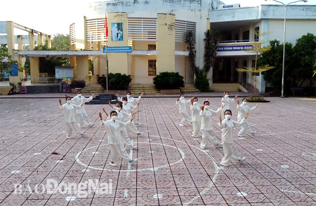 Giải vô địch thể dục dưỡng sinh các CLB trực tuyến tỉnh: TP.Biên Hòa hạng nhất toàn đoàn