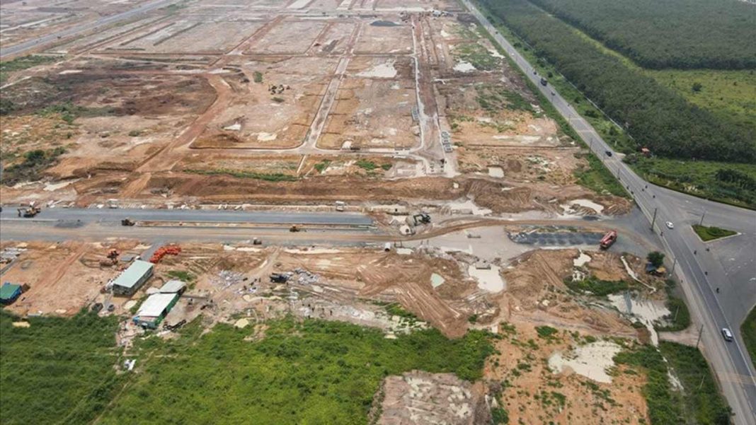 The site for the Loc An-Binh Son resettlement area of the Long Thanh International Airport project. A project to supply clean water for urban areas around the airport project has been proposed - PHOTO: LDO