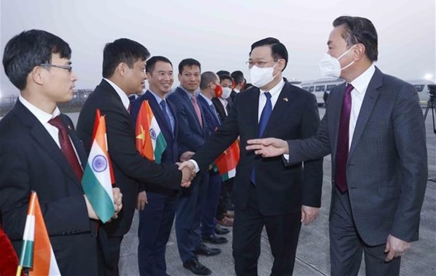 National Assembly (NA) Chairman Vuong Dinh Hue and a high-ranking delegation of the Vietnamese NA conclude the six-day official visit to the Republic of Korea (RoK) and India.