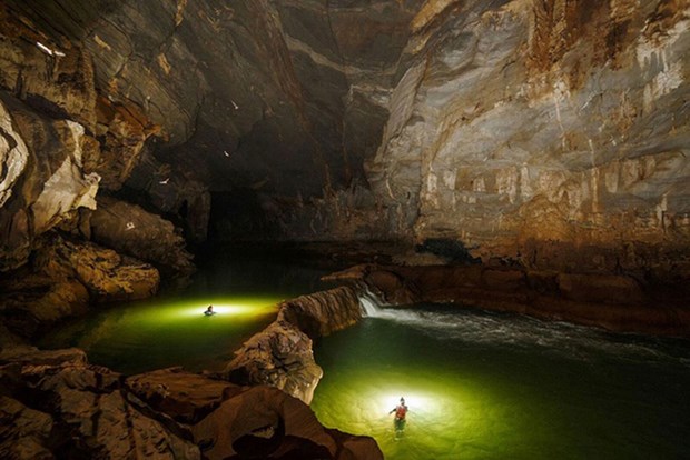 Underground water in Tu Lan cave. (Photo: OXALIS)