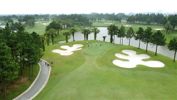 The golf event will be held at the 18-hole Dam Vac course, Vinh Phuc province's Vinh Yen city which meets international standards. (Photo: VNA)