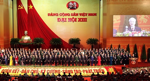 Party General Secretary and State President Nguyen Phu Trong speaks at 13th National Party Congress 