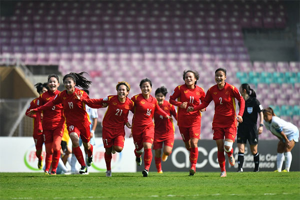 Đội tuyển nữ Việt Nam giành vé dự World Cup lần đầu tiên trong lịch sử