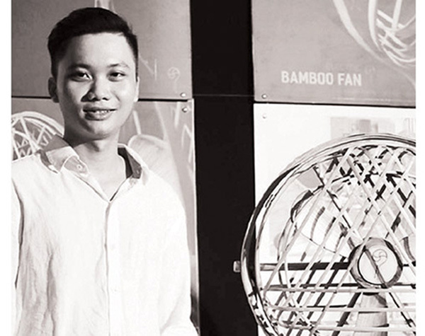 Young designer Nguyen Huynh Nam.