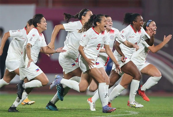 Các cầu thủ nữ Philippines giành vé dự World Cup 2023