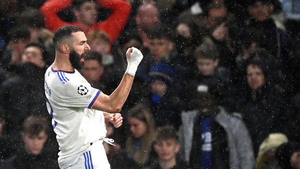 Benzema chính là ngôi sao sáng nhất lượt đi vòng tứ kết Champions League. (Nguồn: Marca)