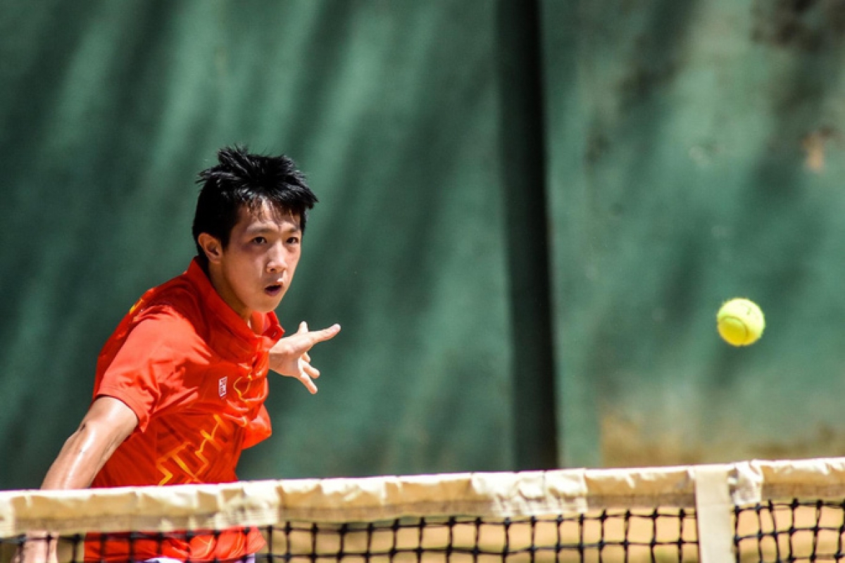 Vietnamese tennis player Pham La Hoang Anh of Hai Dang FC (Photo: nld.com.vn)