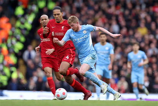 Man City vừa có trận hòa 2-2 trước Liverpool