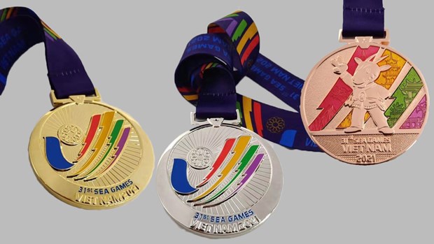 Medals of SEA Games 31. (Photo: Hanoi Department of Culture and Sports)