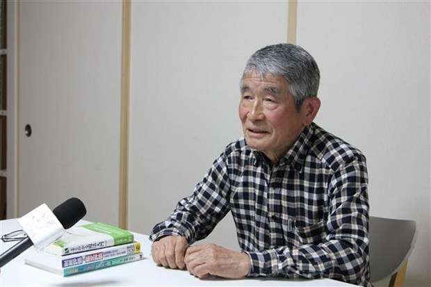 Motoyoshi Ryokichi, former General Secretary of the Japan-Vietnam Friendship Association.