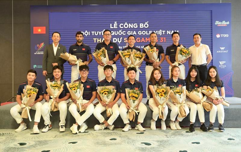ội tuyển golf Việt Nam tham dự SEA Games 31