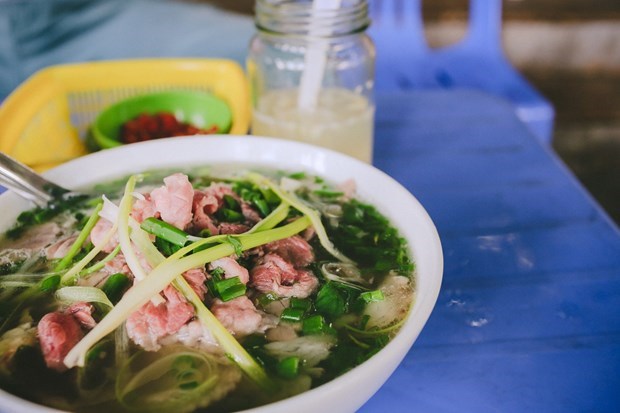 Vietnam's pho bo (beef noodle soup) (Photo: VNA)