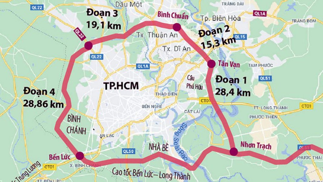 A map shows the direction of Beltway No. 3 – PHOTO: LDO