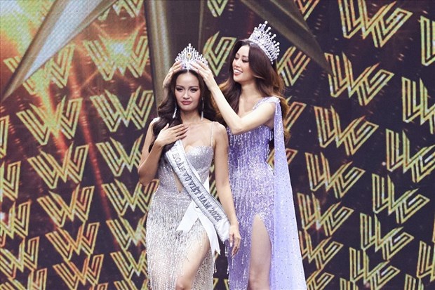 Nguyen Thi Ngoc Chau crowned Miss Universe Vietnam 2022 (Photo: VNA)