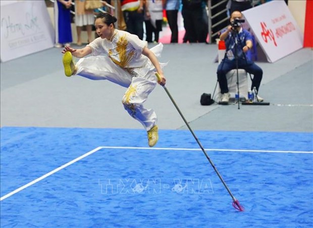 Vietnamese wushu athlete Duong Thuy Vi took a gold medal at the 2022 World Games early on July 13 in Birmingham in the US state of Alabama.