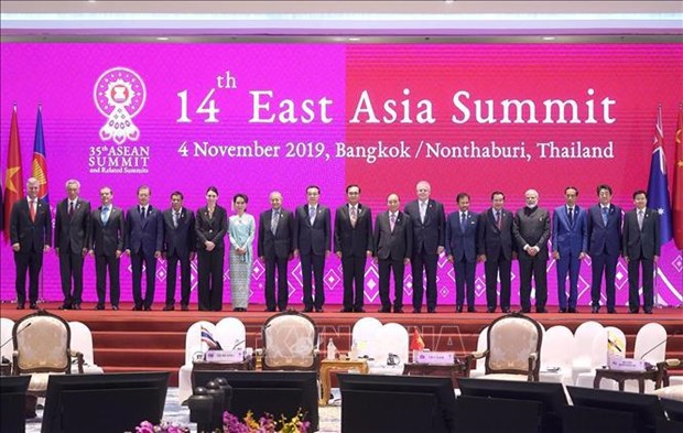 At the 14th East Asia Summit in Thailand in 2019.