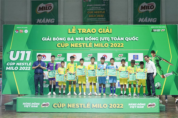 Sông Lam Nghệ An vô địch  Giải bóng đá nhi đồng toàn quốc