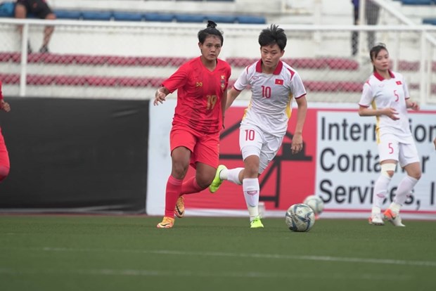 Vietnamese women's national football team drop one spot to 33rd place in the latest FIFA rankings (Photo: AFF)