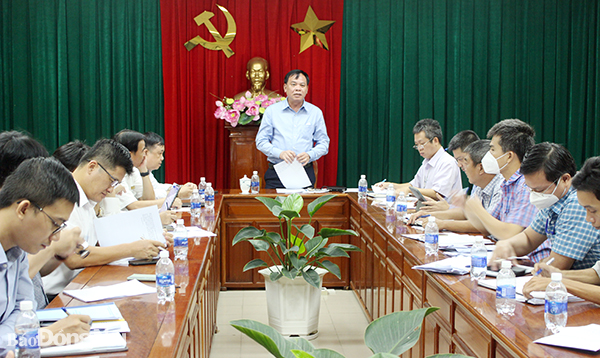 Phó chủ tịch UBND tỉnh Võ Tấn Đức kết luận buổi làm việc
