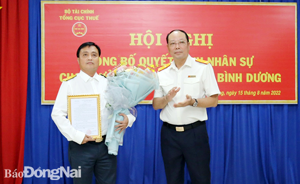 Ông Nguyễn Văn Công nhận quyết định từ Tổng cục Thuế