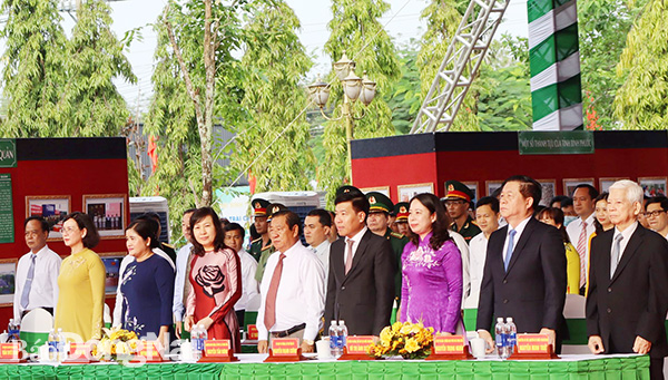 Lãnh đạo Đảng, Nhà nước, Quân ủy Trung ương, Bộ Quốc phòng và tỉnh Bình Phước dự lễ kỷ niệm