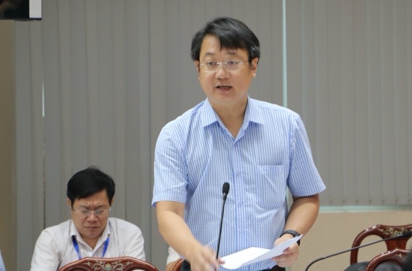 Chủ tịch UBND TP.Biên Hòa Đỗ Khôi Nguyên phát biểu ý kiến tại hội nghị
