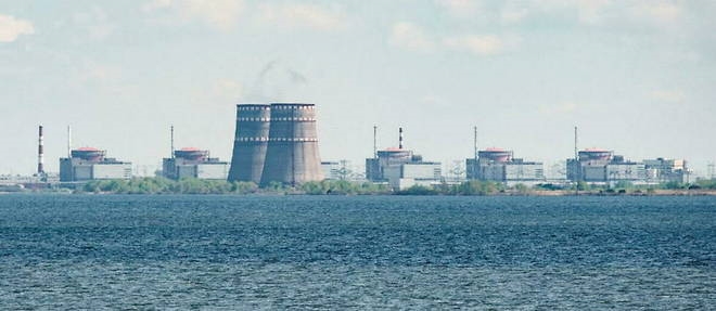 Toàn cảnh nhà máy điện hạt nhân Zaporizhzhia ở Enerhodar, miền Đông Ukraine. (Ảnh: AFP/TTXVN)