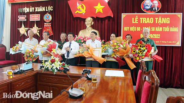 Phó bí thư thường trực Huyện ủy, Chủ tịch HĐND H.Xuân Lộc Nguyễn Đức Hóa 