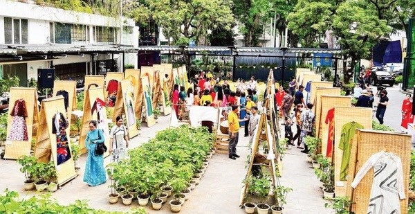 The exhibition is underway in Vietnam Women's Museum (Photo: VNA)