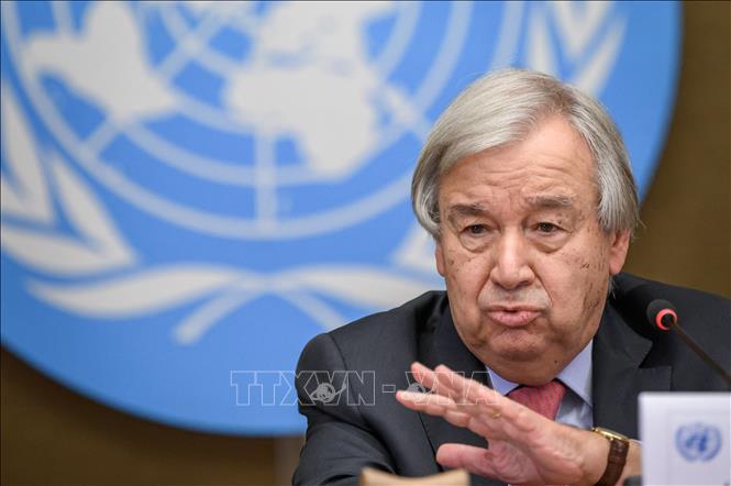 Tổng thư ký Liên hợp quốc Antonio Guterres. Ảnh: AFP/TTXVN