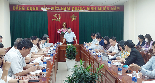 Phó chủ tịch UBND tỉnh Nguyễn Sơn Hùng phát biểu chỉ đạo tại cuộc họp